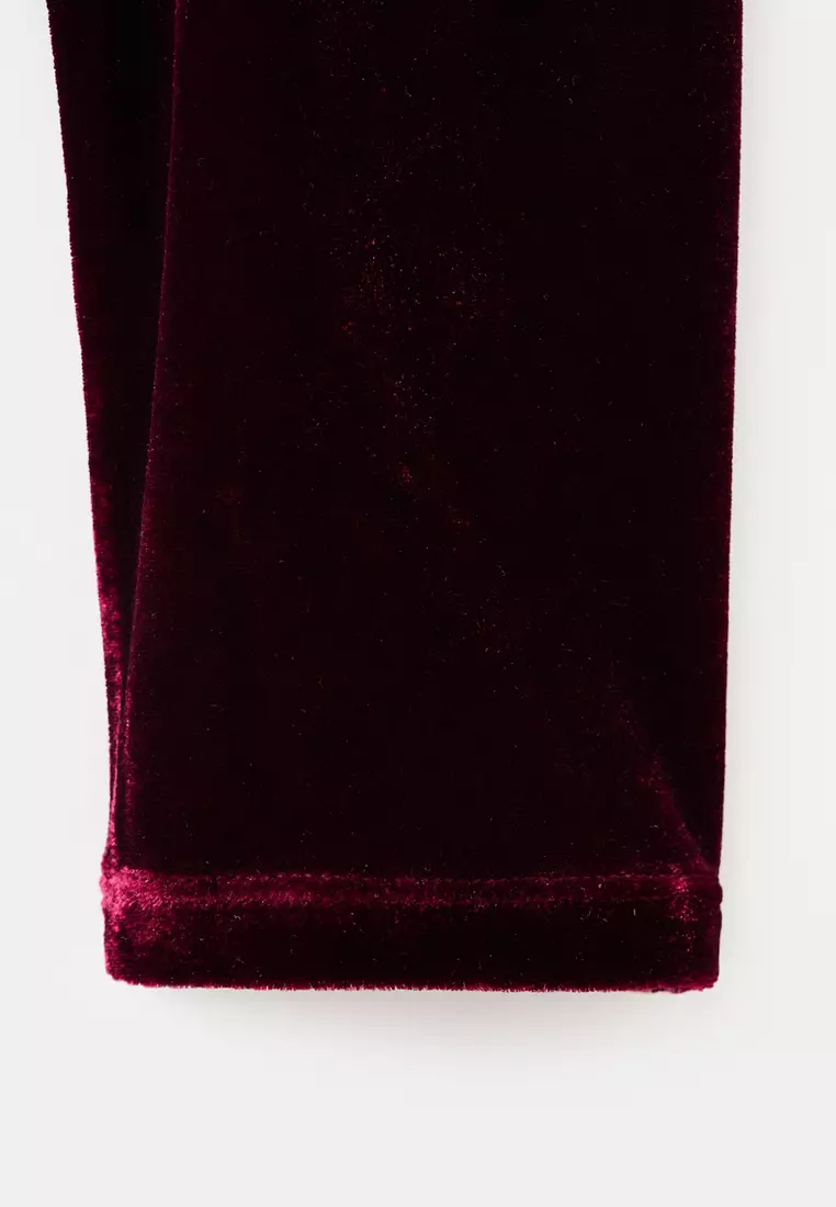 Velvet Blouse with Bows