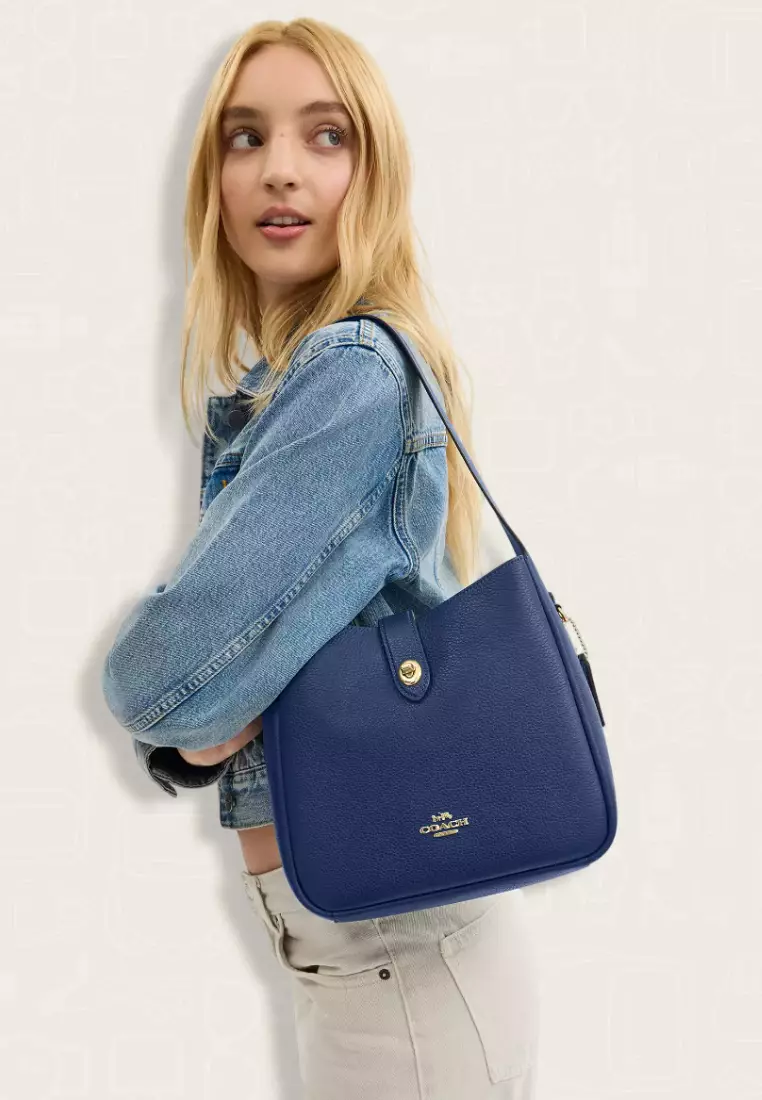 Coach Hadley Convertible Crossbody Bag Deep Blue