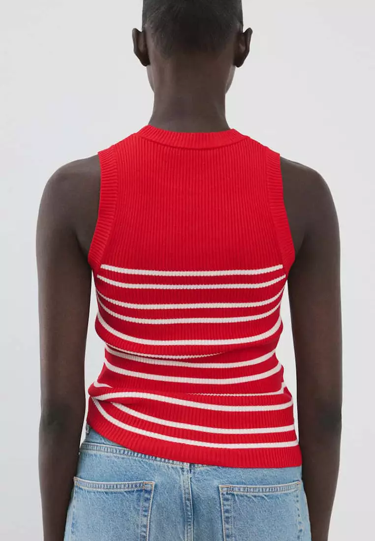 Striped Knit Top