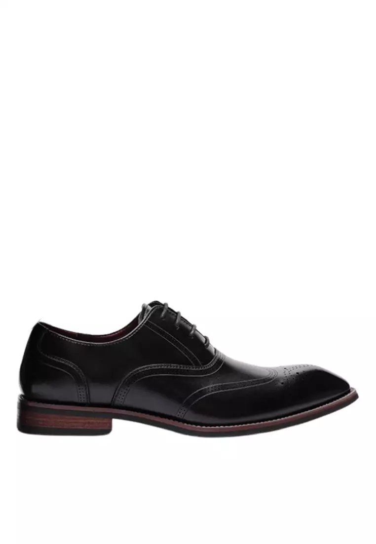 Mens leather deals brogues black