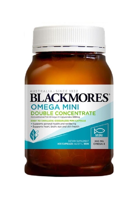 Blackmores BLACKMORES - 無腥味深海魚油 迷你膠囊 400粒