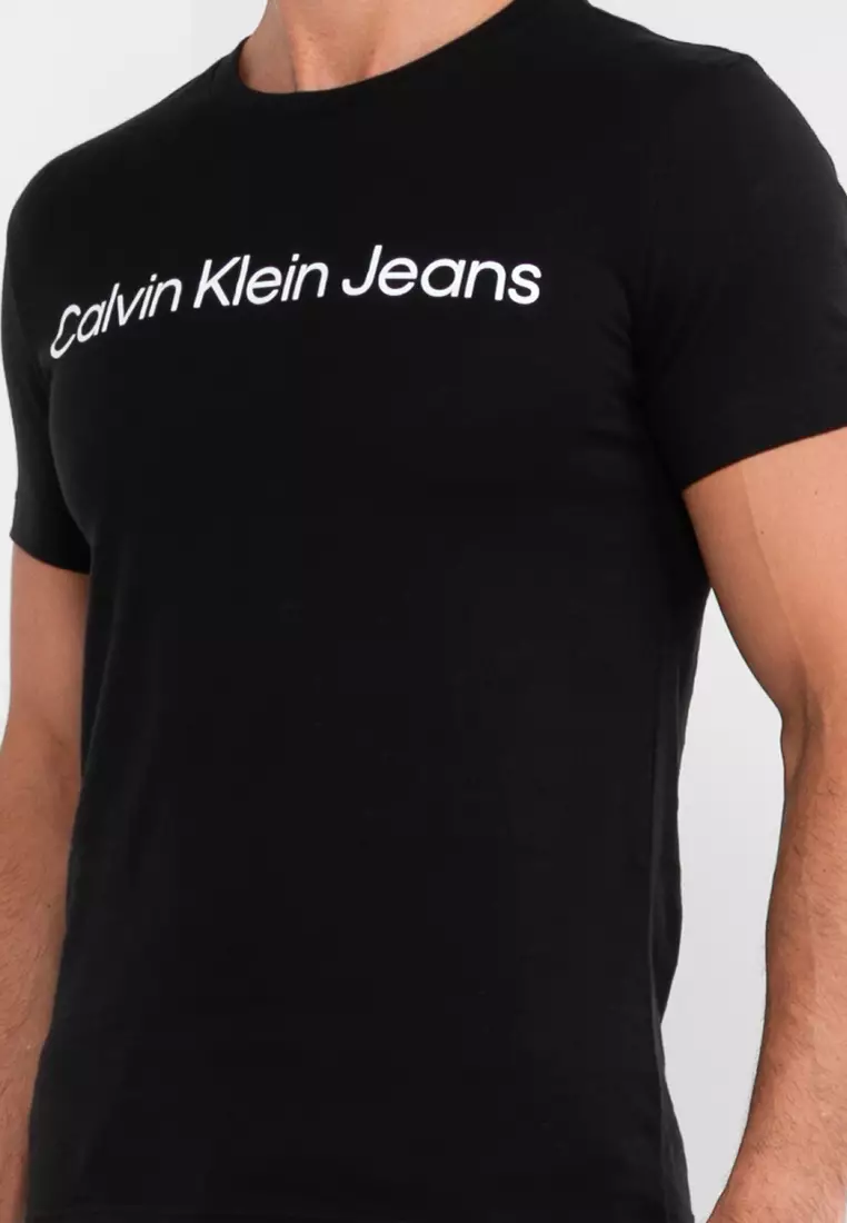 線上選購Calvin Klein Core Institutional Logo Slim Tee - Calvin Klein Jeans