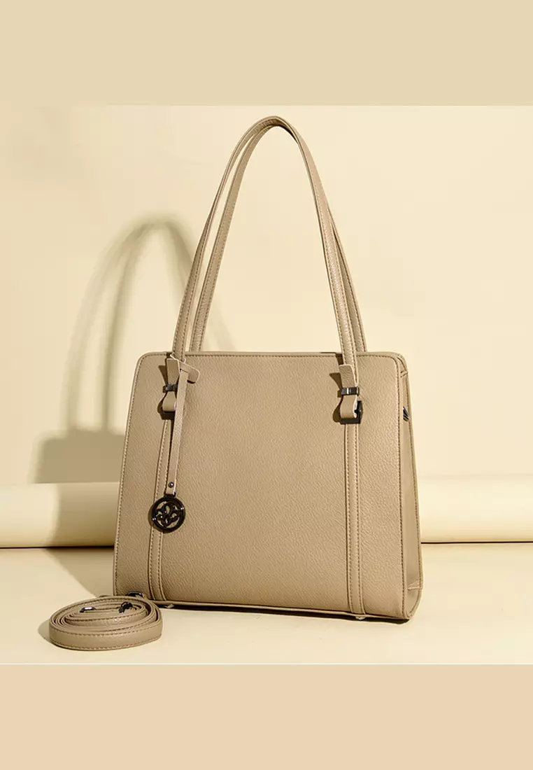 Fashionable Faux Leather Three Way Handbag JW HD-6256