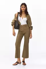 Khaki green Medium Dusty
