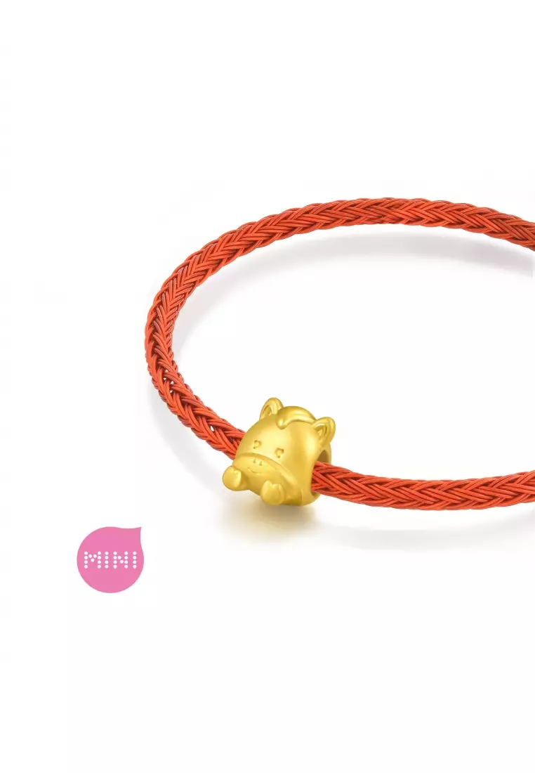 999 24K  Chinese Zodiac Horse charm  for Women & Men  95965C  (Bracelet not included)