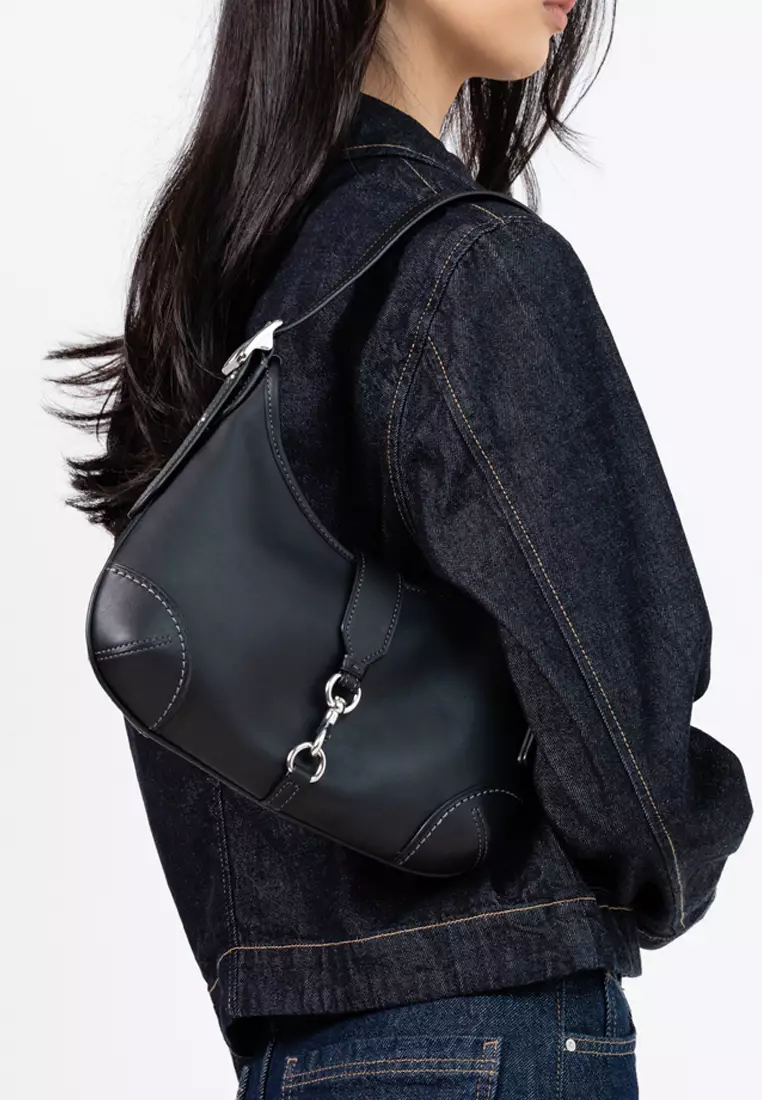 バッグ Coach Hampton Leather Black Horsebit Bag Buy COACH Hamptons Hobo Bag 2026 Online | ZALORA