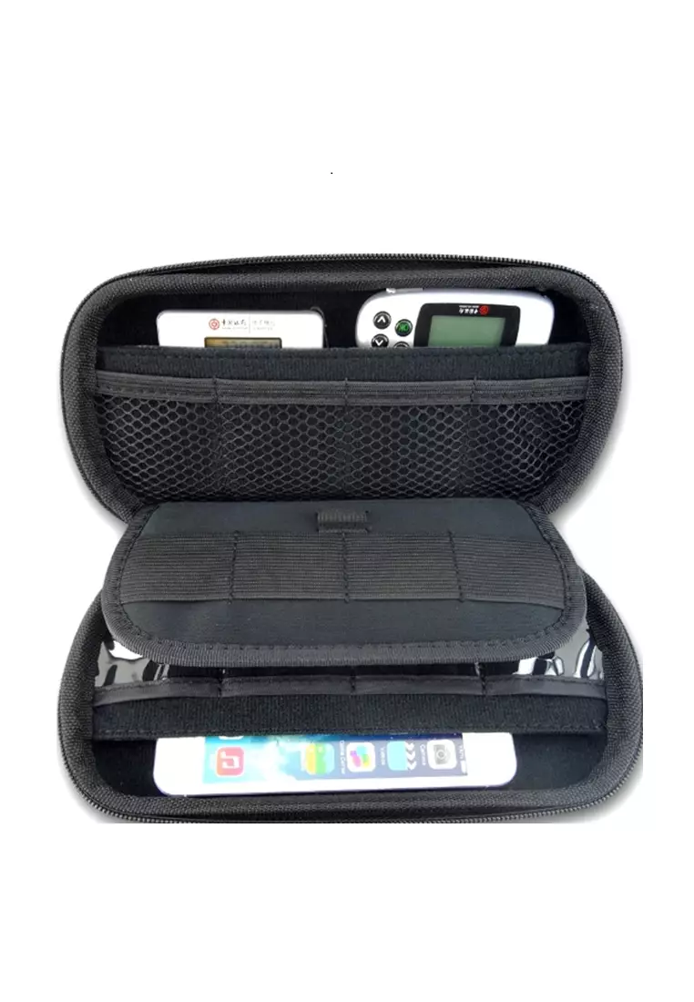 Ars Tas Gadget Organizer Waterproof Durable Strong Zipper Material Nylon ORIGINAL - Black