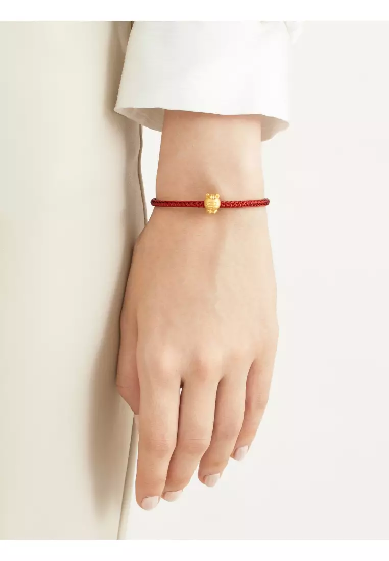 Charme 999 24K Gold Chinese Zodiac Horse Charm 93697C (Bracelet not included)