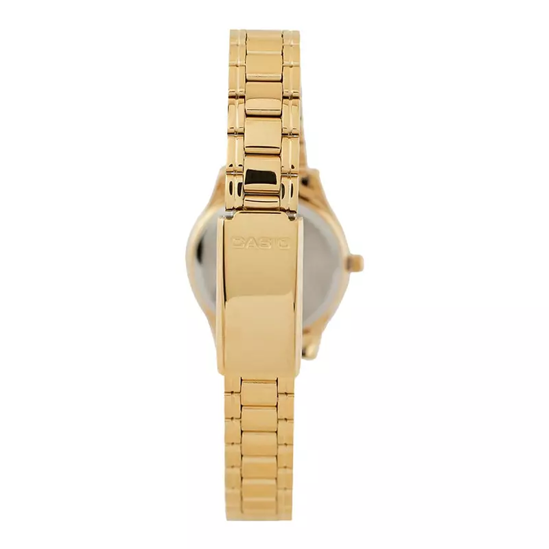 Jam Tangan Wanita Casio LTP-1275G-9ADF Enticer Gold Dial Gold Stainless Steel Str