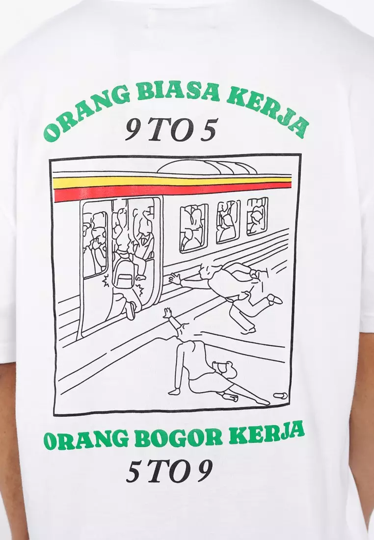 3Second x Dagelan T-Shirt Short Sleeve Regular Fit Cotton Deleon OL-430725