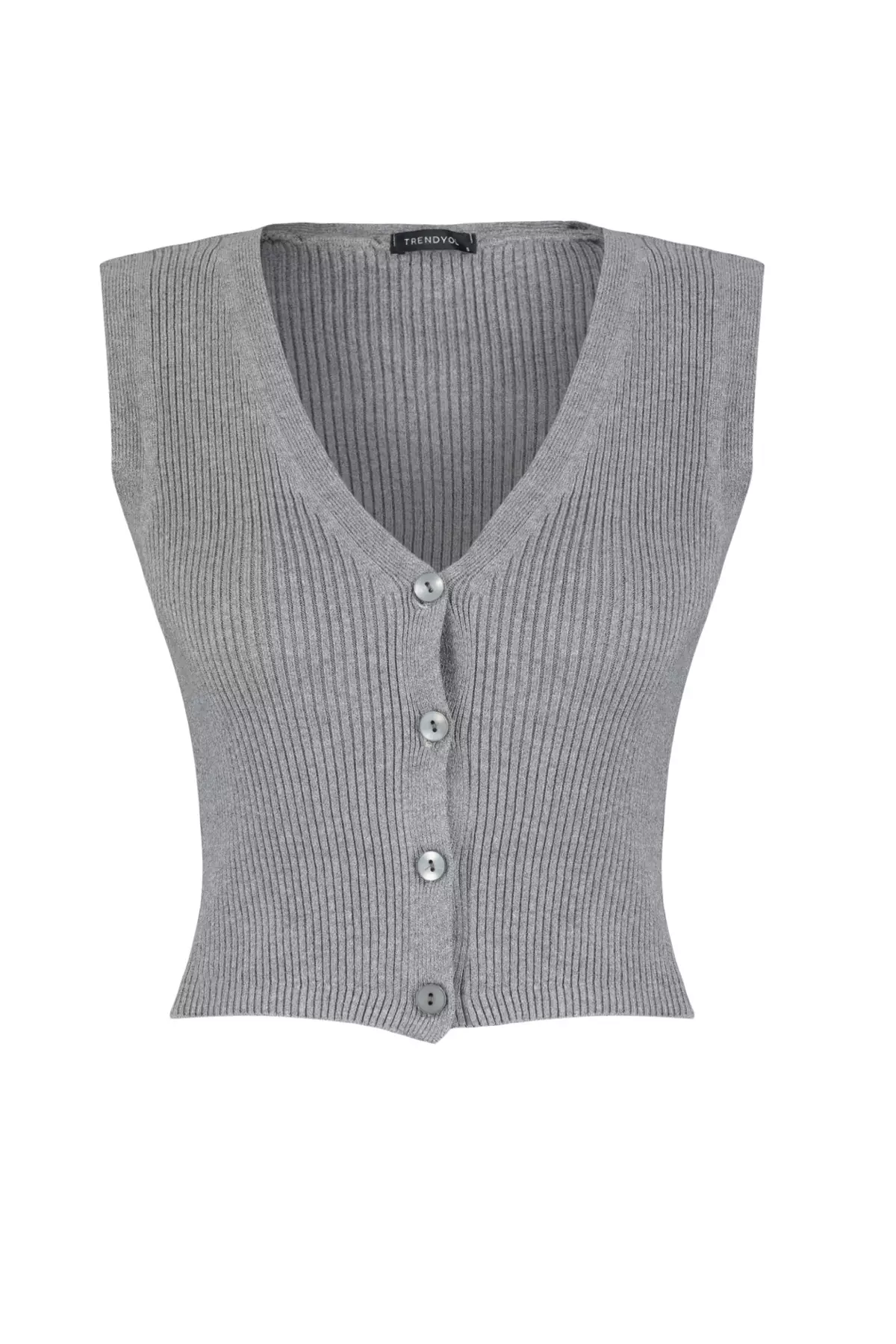 Buy Trendyol V-Neck Knit Vest 2026 Online | ZALORA
