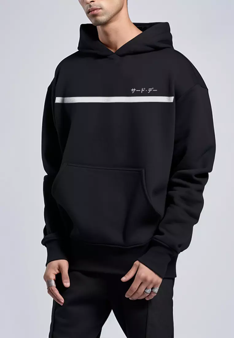 MT732O Unisex Hoodie Hori Japan blkXS