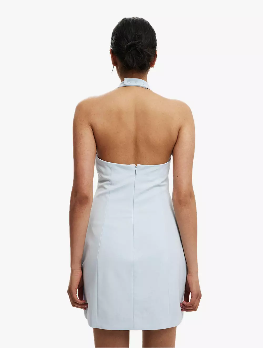 COTTON ON - DRESS - IZZY HALTER SUITING DRESS