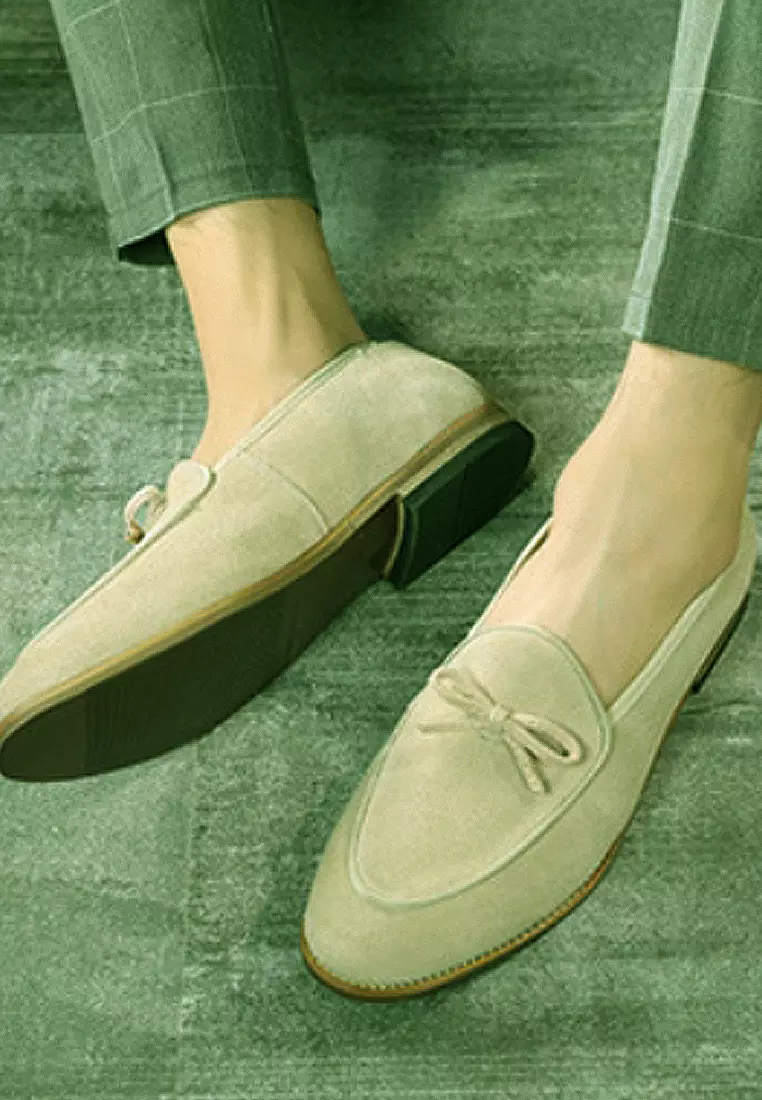 VANSA Cow Suede Loafers  VSM-C3322