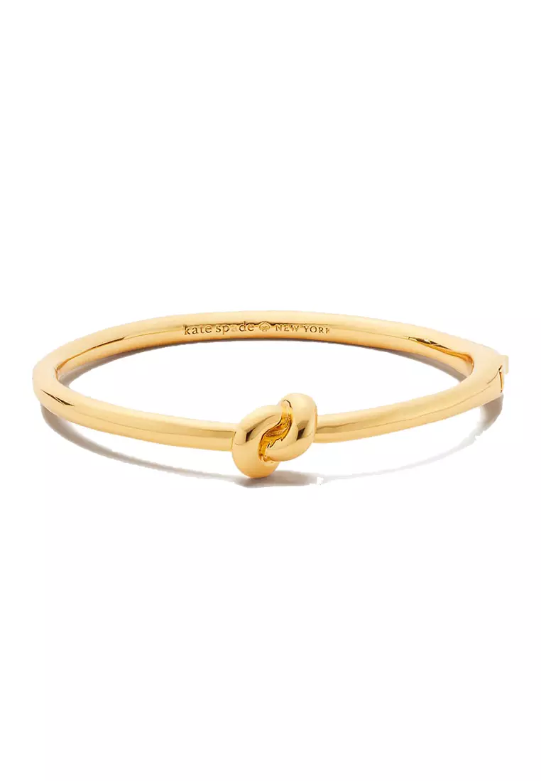 Gold knot bracelet kate best sale spade