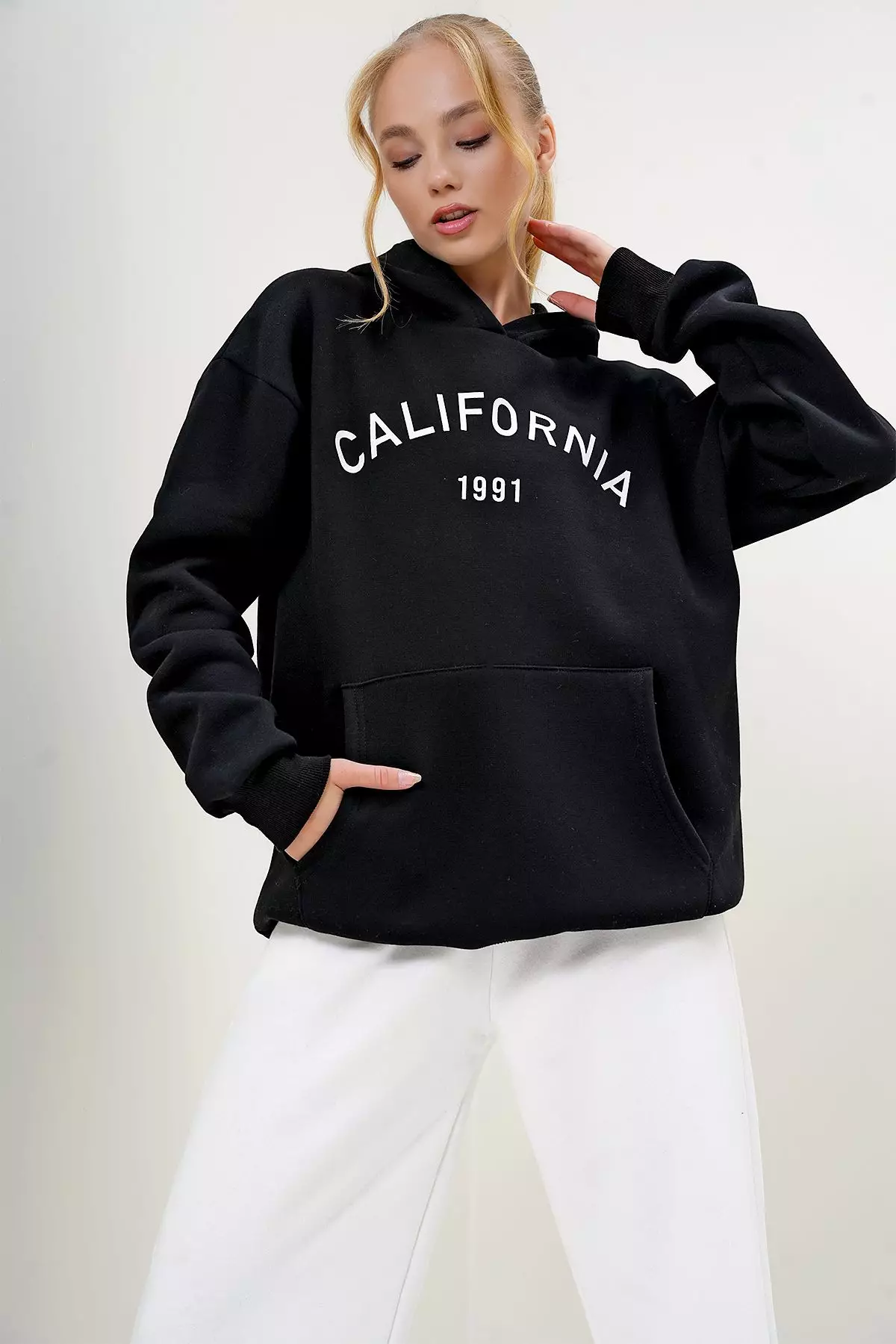 Printed Hoodie