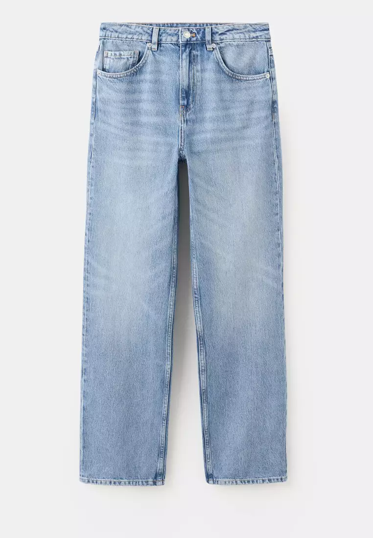 Straight Low-Waist Jeans