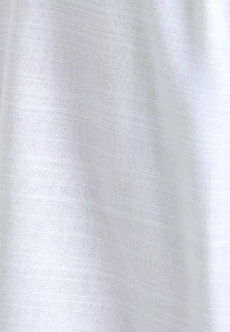 Emba Denim - Arsalan Kemeja Koko Pria Lengan Pendek Regular White