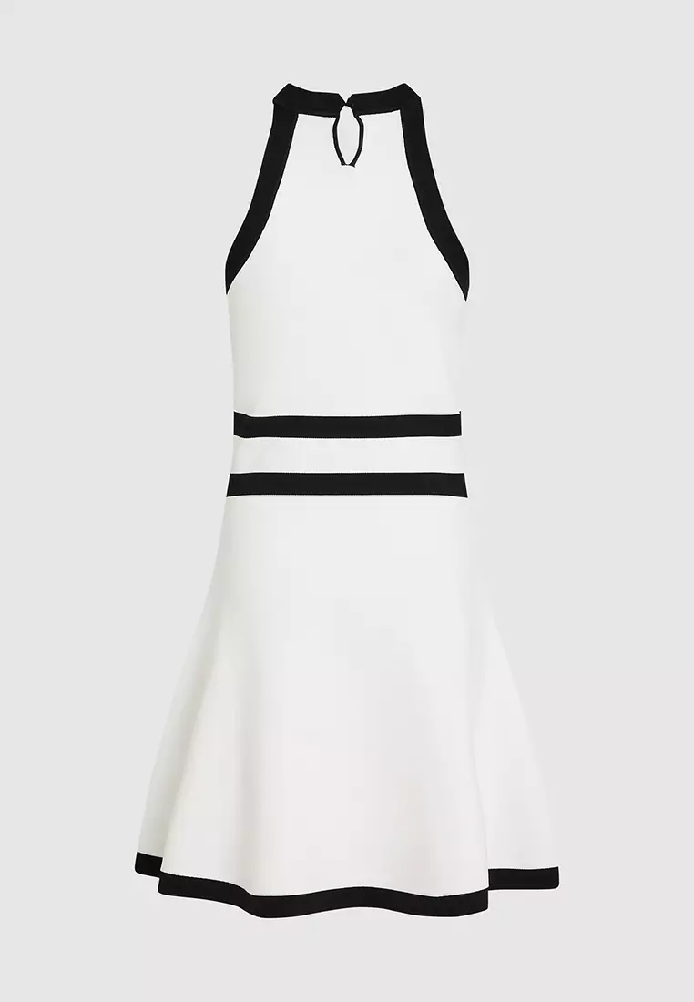 Buy KARL LAGERFELD DNA Belted Knit Dress 2026 Online | ZALORA