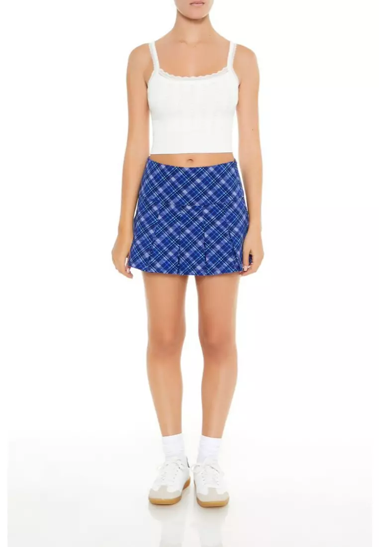 Forever 21 tartan plaid mini skirt hotsell