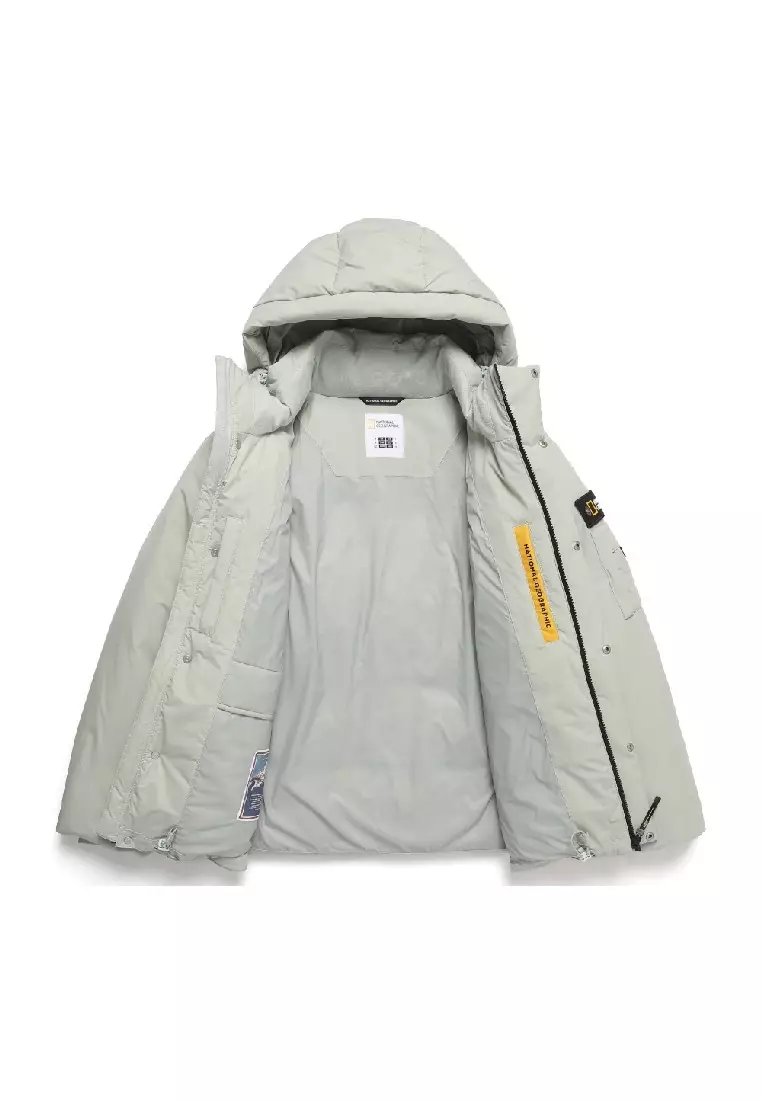 男女同款STELLER無格紋羽絨外套