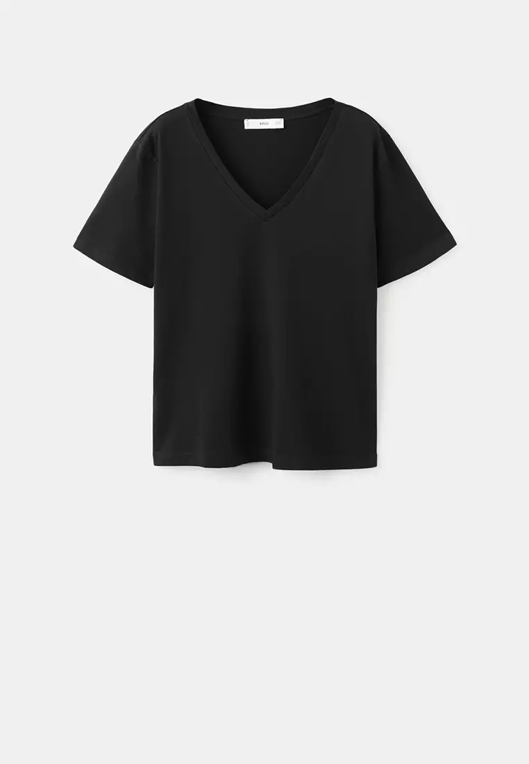 V-Neck Cotton T-Shirt