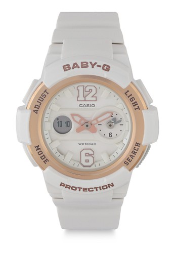 Jual Baby G Casio Baby G Jam Tangan Wanita White Rosegold Resin Bga 210 7b3dr Original Zalora Indonesia