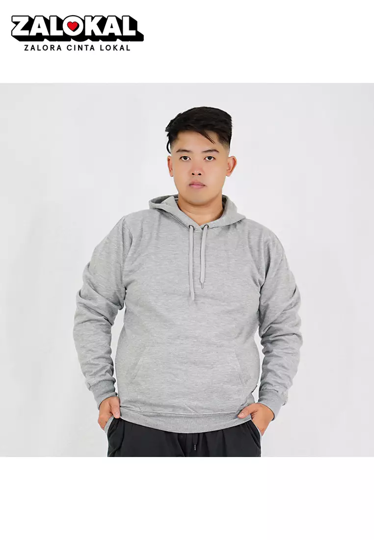 OKECHUKU Jefry Sweater Hoodie Jumper Bigsize Jumbo Bahan Fleece