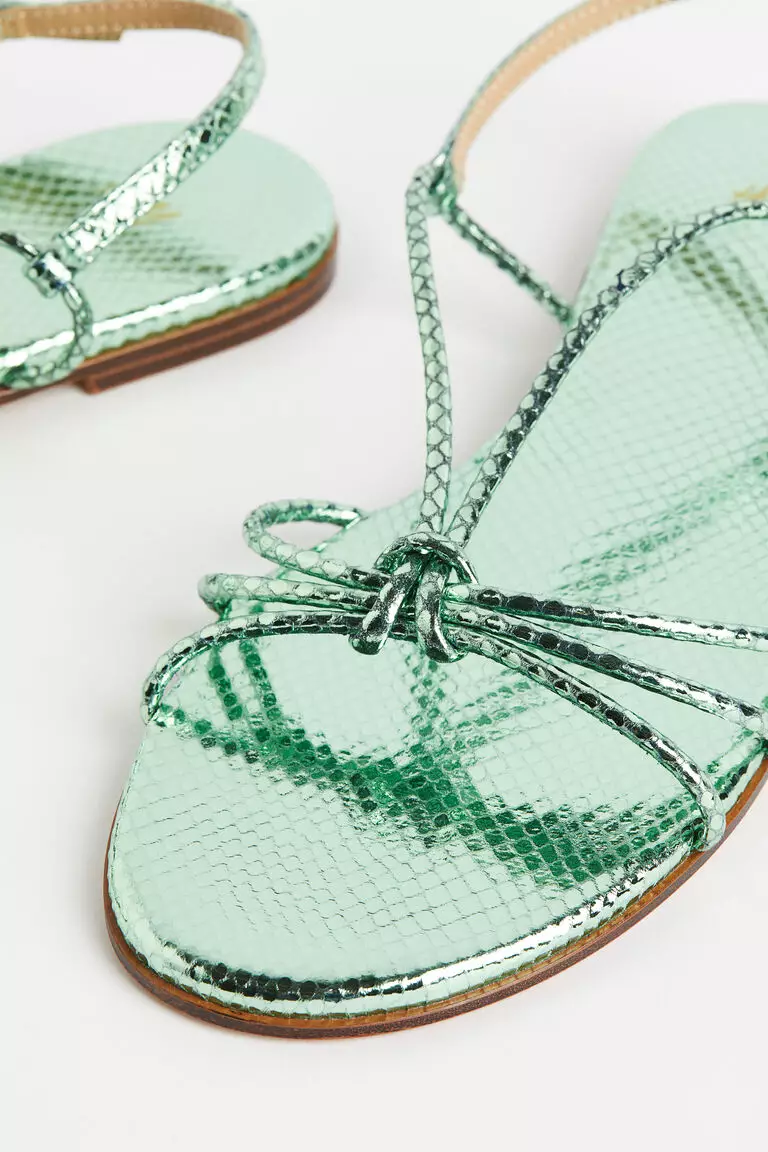 H&m lace up sandals fashion