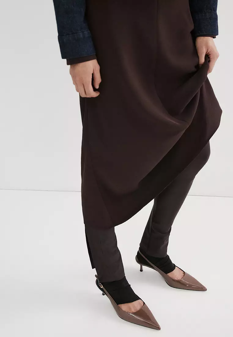 Kitten-Heel Pointed Shoes