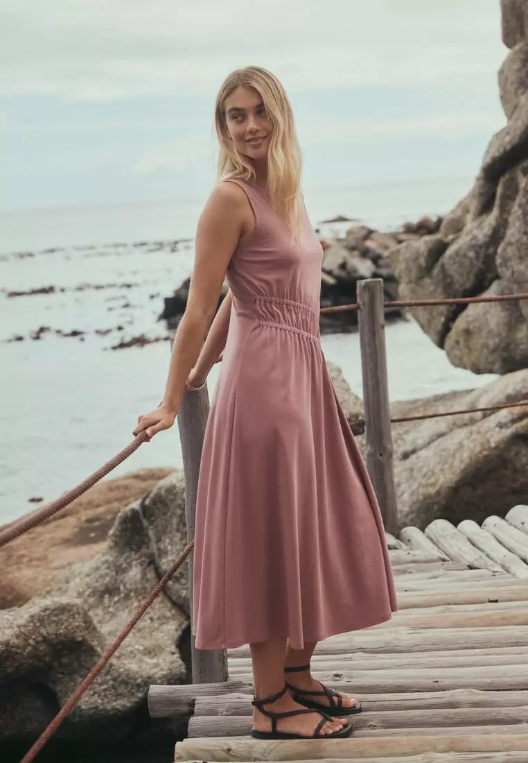 Jersey Midi Dress