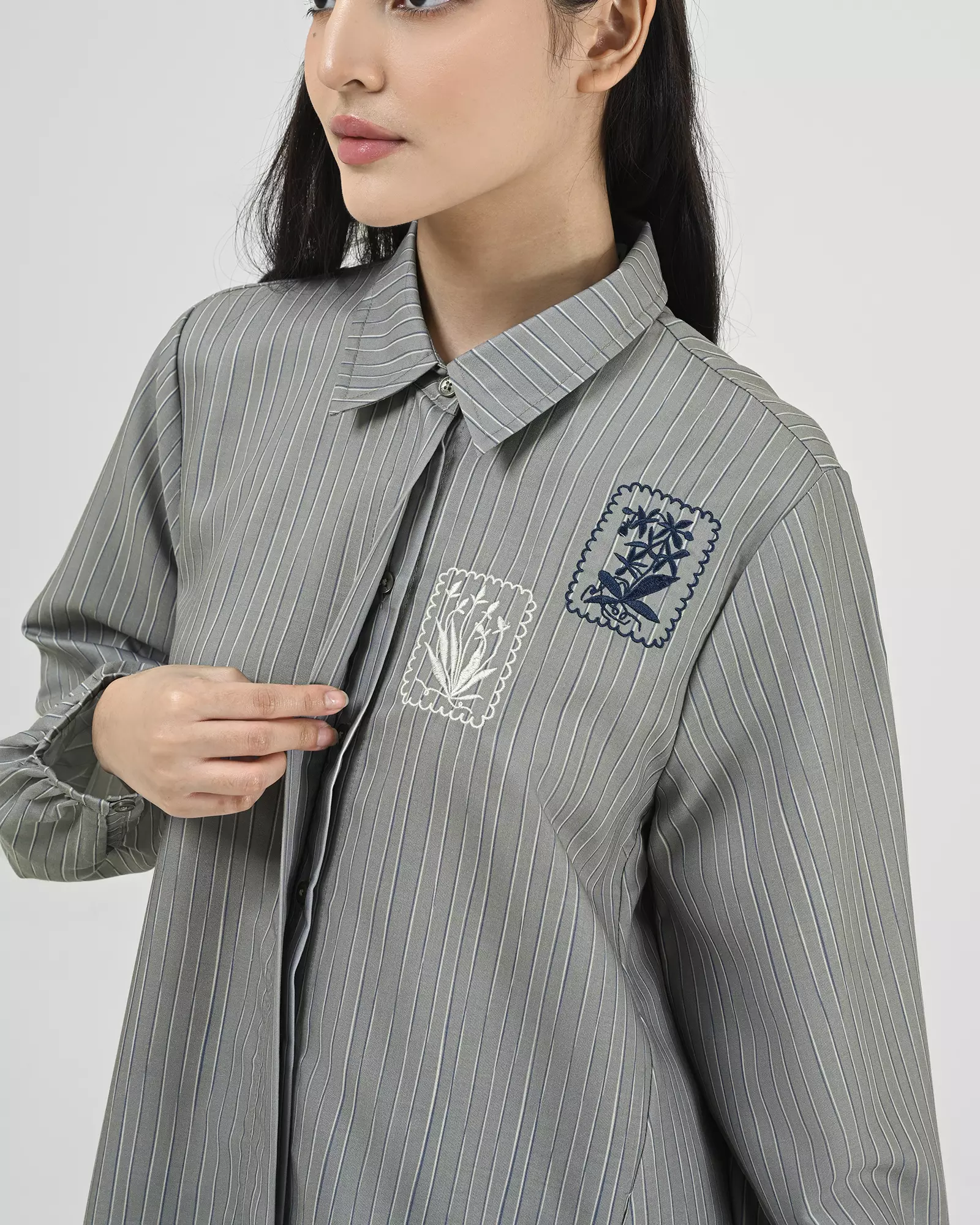 Geulis.id MILKA TUNIC - Grey