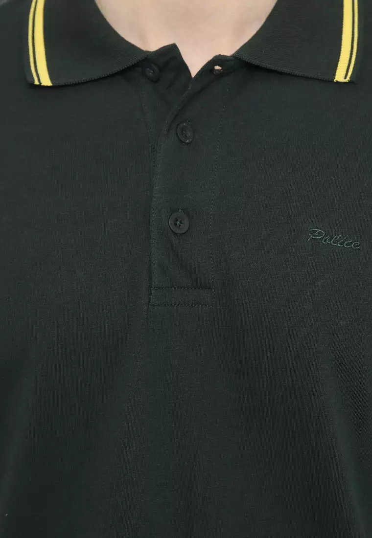 POLICE Polo Shirt Krah Stripes Pria 207200231