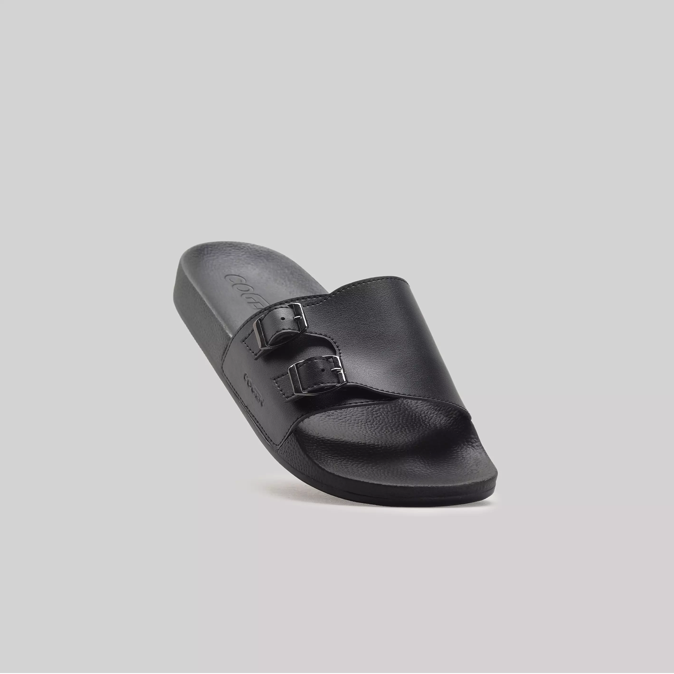 Cogen Sandal Pria Slip On Casual Slop Slide Nano Series Black Warna Nano Black