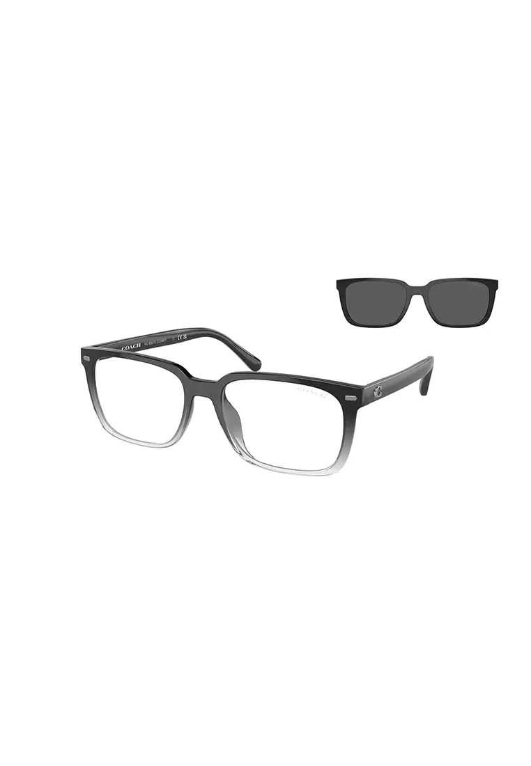 Coach clip on sales sunglasses