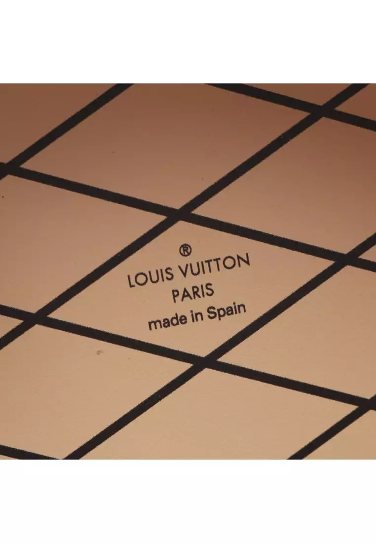 Pre-Loved Louis Vuitton mini Boite Chapeau monogram vernis Rouge Shoulder bag leather Red