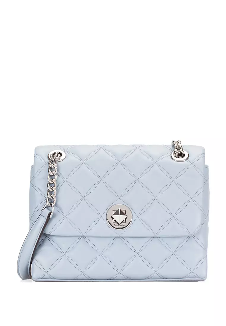 Kate Spade Natalia Small Flap Crossbody Bag Light Blue