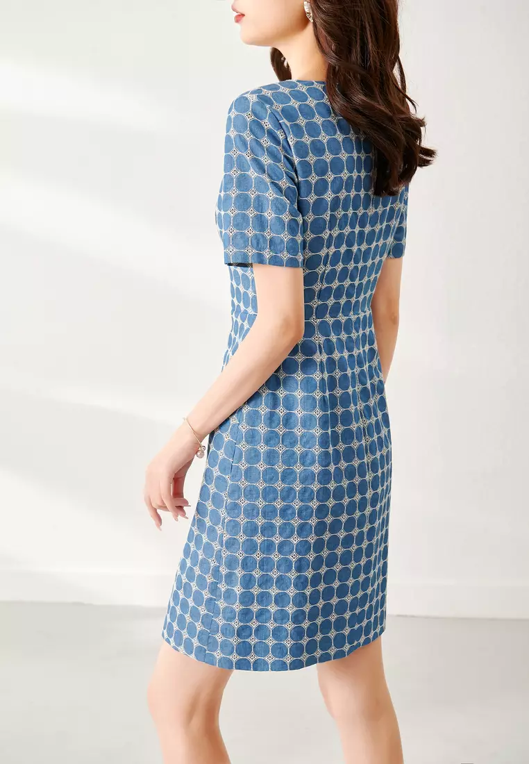 Buy ONX.HK Elegant V-Neck Slim Dress Online | ZALORA Malaysia