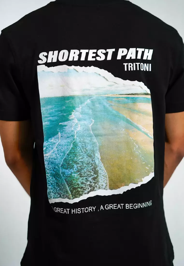 Natural Softness Tritoni Graphic Cotton Tee