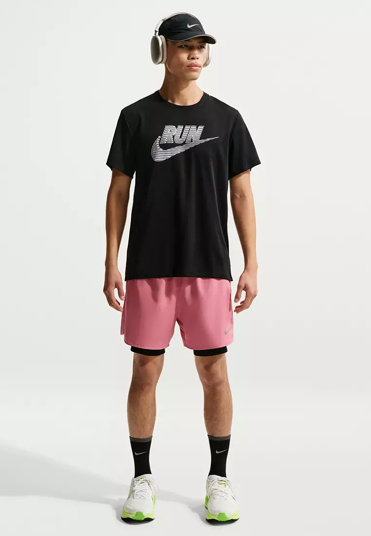 Miler Men's Dri-FIT UV-Protection Short-Sleeves Running Top