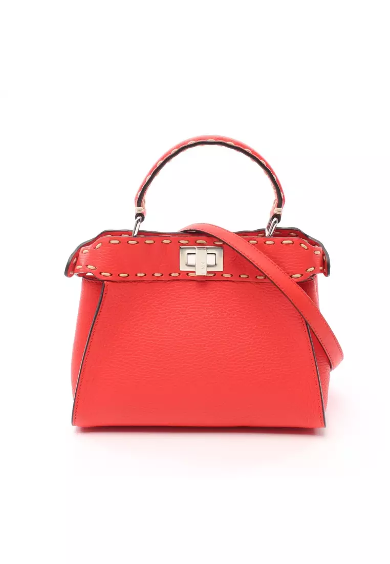 Fendi red purse sales