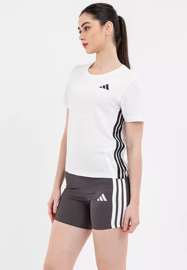 Train Essentials 3-Stripes Workout T-Shirt