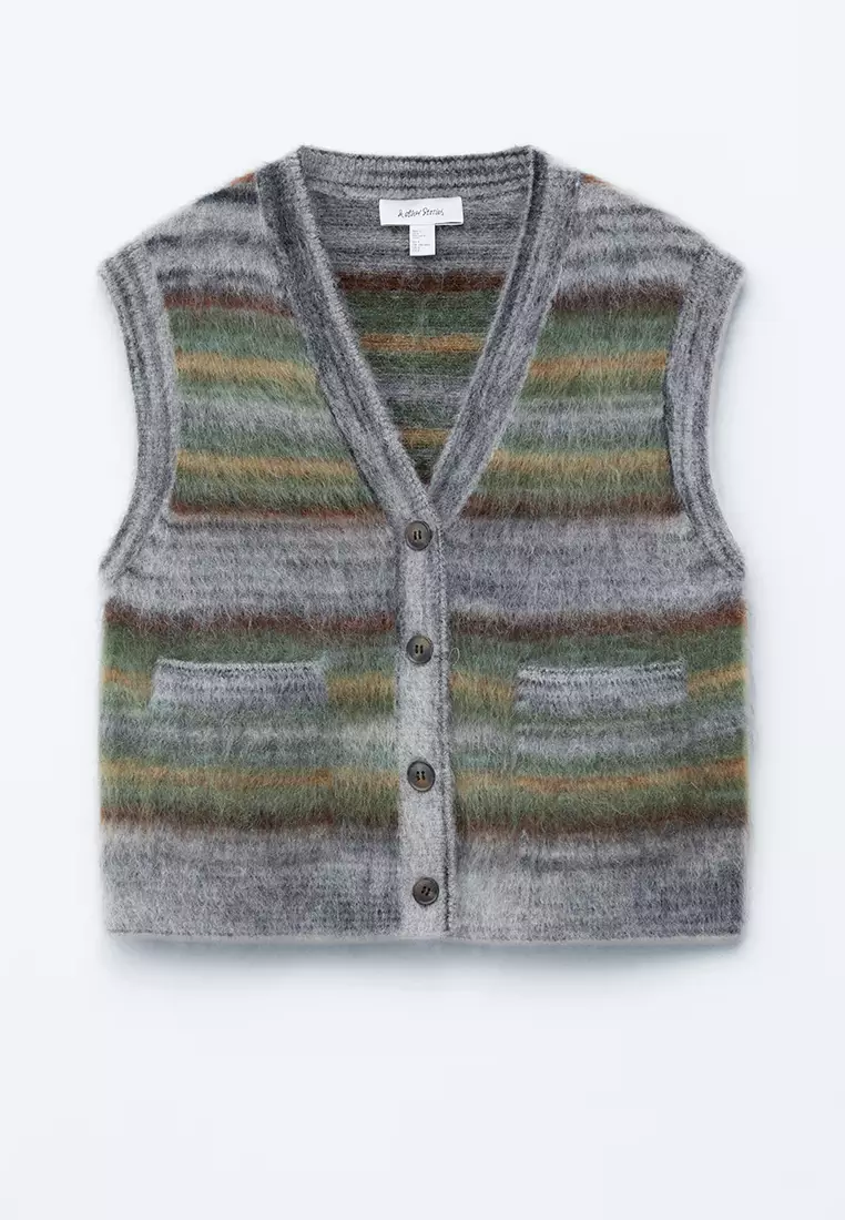 Brushed Knitted Vest