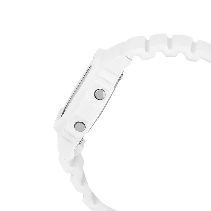 Jam Tangan Wanita Casio G-Shock GMD-S5600-7DR Ladies Digital Dial White Resin Band