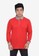 Andre Michel red Andre Michel Kaos Polo Shirt Lengan Panjang Kerah Abu Merah 933-33 065FBAA632FF9CGS_1