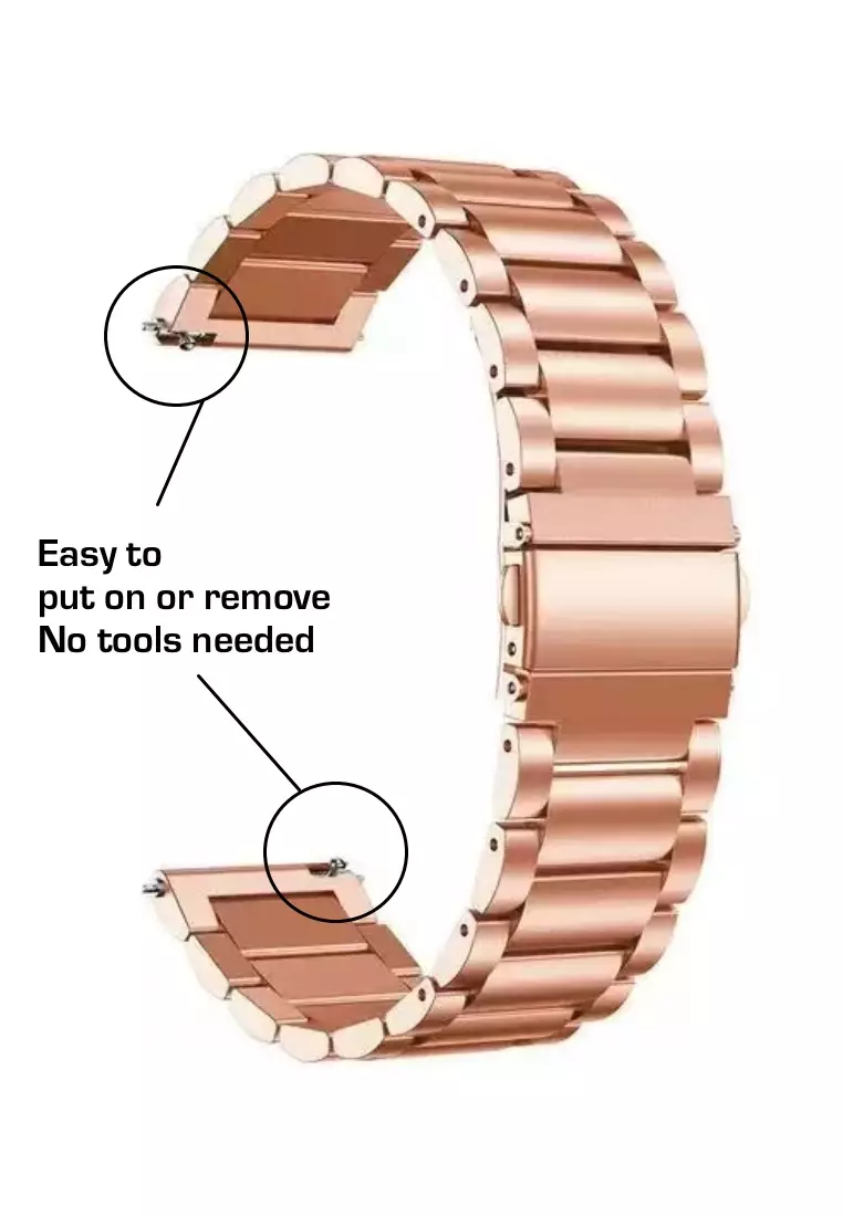 "Universal" Stainless Steel Watch Bracelet (18-24mm)