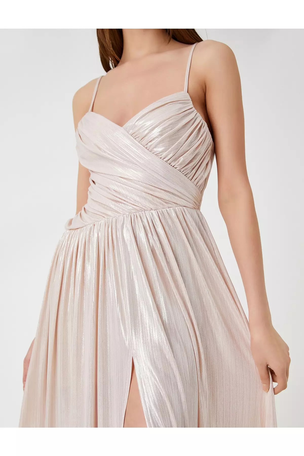 Koton Damen Cotton Gimped Slit Maxi Rock – Aus 100% Baumwolle, Mit Seitlichem Schlitz, Größe 36
