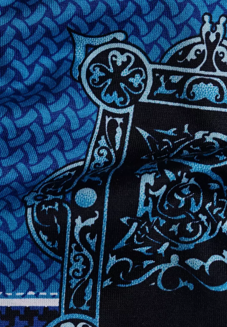 Crocodile DIAMOND 1855 Blue - Kaos Kerah Pria Men Polo Original Relax fit - Katun