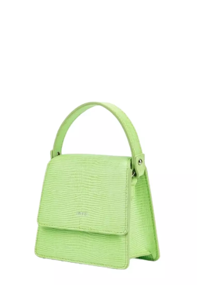Jual JW Pei THE FAE MINI TOP HANDLE BAG LIME GREEN LIZARD Original 2023 ZALORA Indonesia