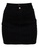 ZALORA BASICS black Stitch Detail Denim Skirt 463F8AA5D60AA1GS_5